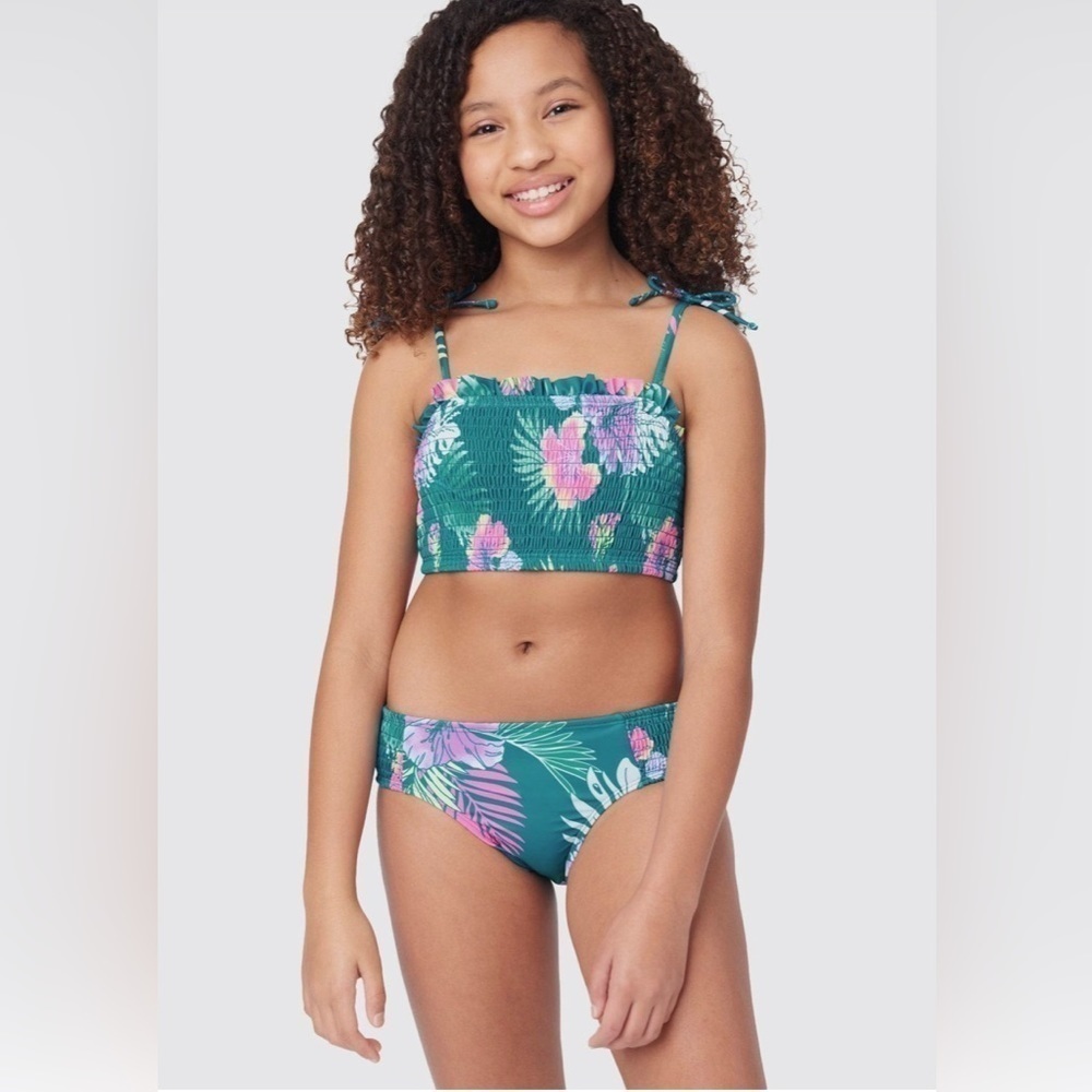 Justice two piece swimsuit bikini XL NWOT‎